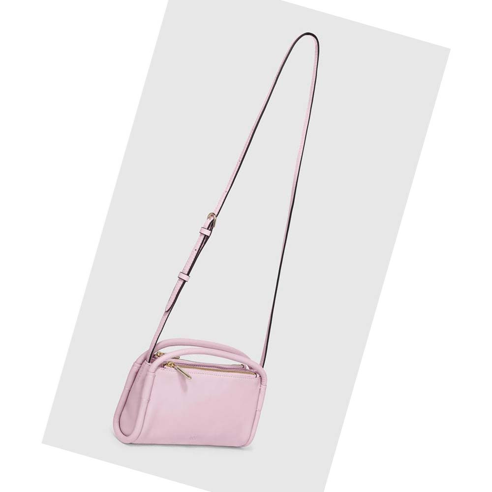 Férfi Ecco Contact Crossbody Válltáskák Rózsaszín | HU 776JPQ